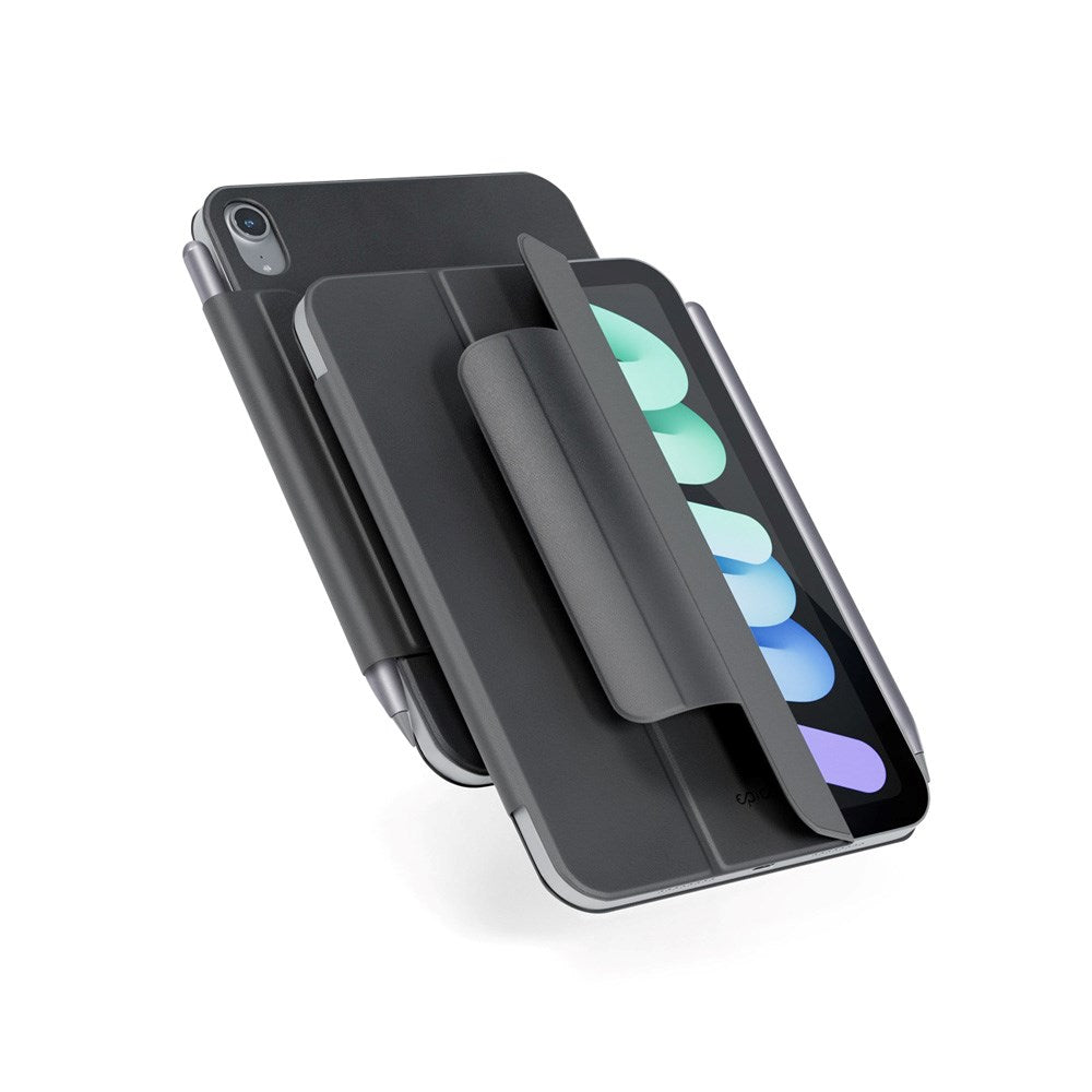 iPad Mini (2024/2021) - Epico Magnetic Flip Cover - Svart