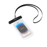 Spello Universal Waterproof Case - Svart / Gjennomsiktig (maks. mobil: 165 x 85 x 10 mm)