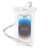 Spello Universal Waterproof Case - Grå / Transparent (maks. mobil: 165 x 85 x 10 mm)