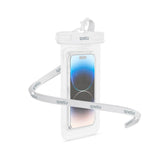 Spello Universal Waterproof Case - Grå / Transparent (maks. mobil: 165 x 85 x 10 mm)