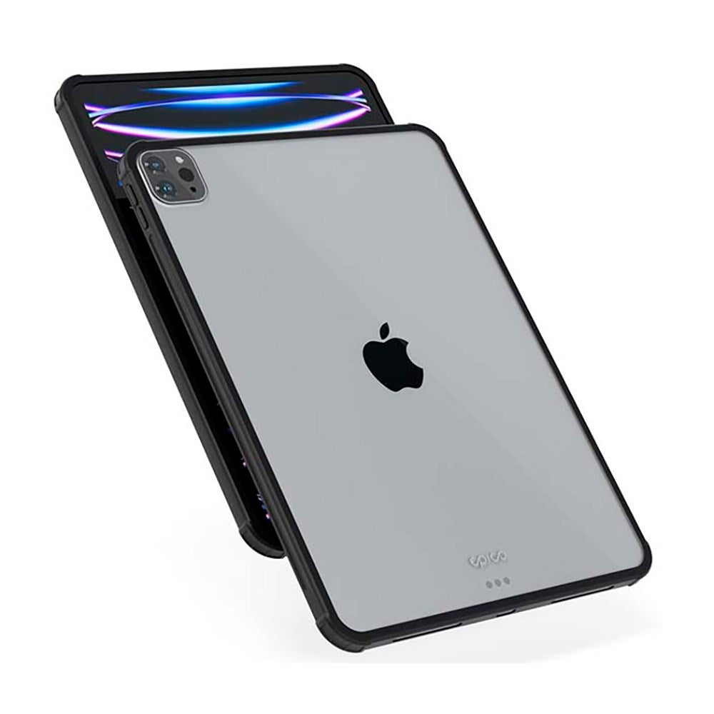 iPad Pro 11" (2022 / 2021 / 2020 / 2018) Epico Hero-deksel - gjennomsiktig / svart