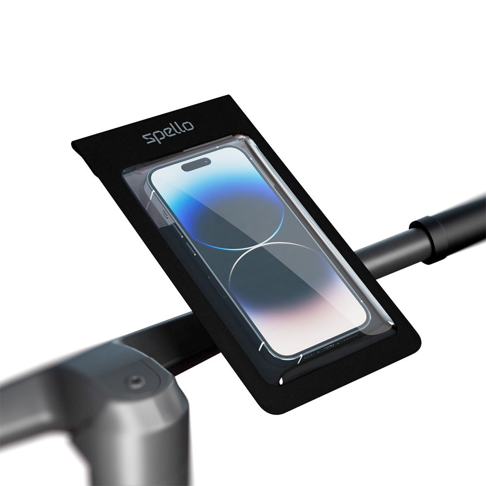 Spello vanntett holder for sykkel - Maks. Mobil 165 x 95 mm - Sort