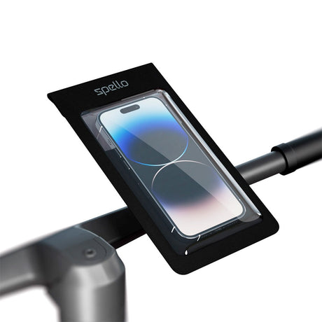 Spello vanntett holder for sykkel - Maks. Mobil 165 x 95 mm - Sort