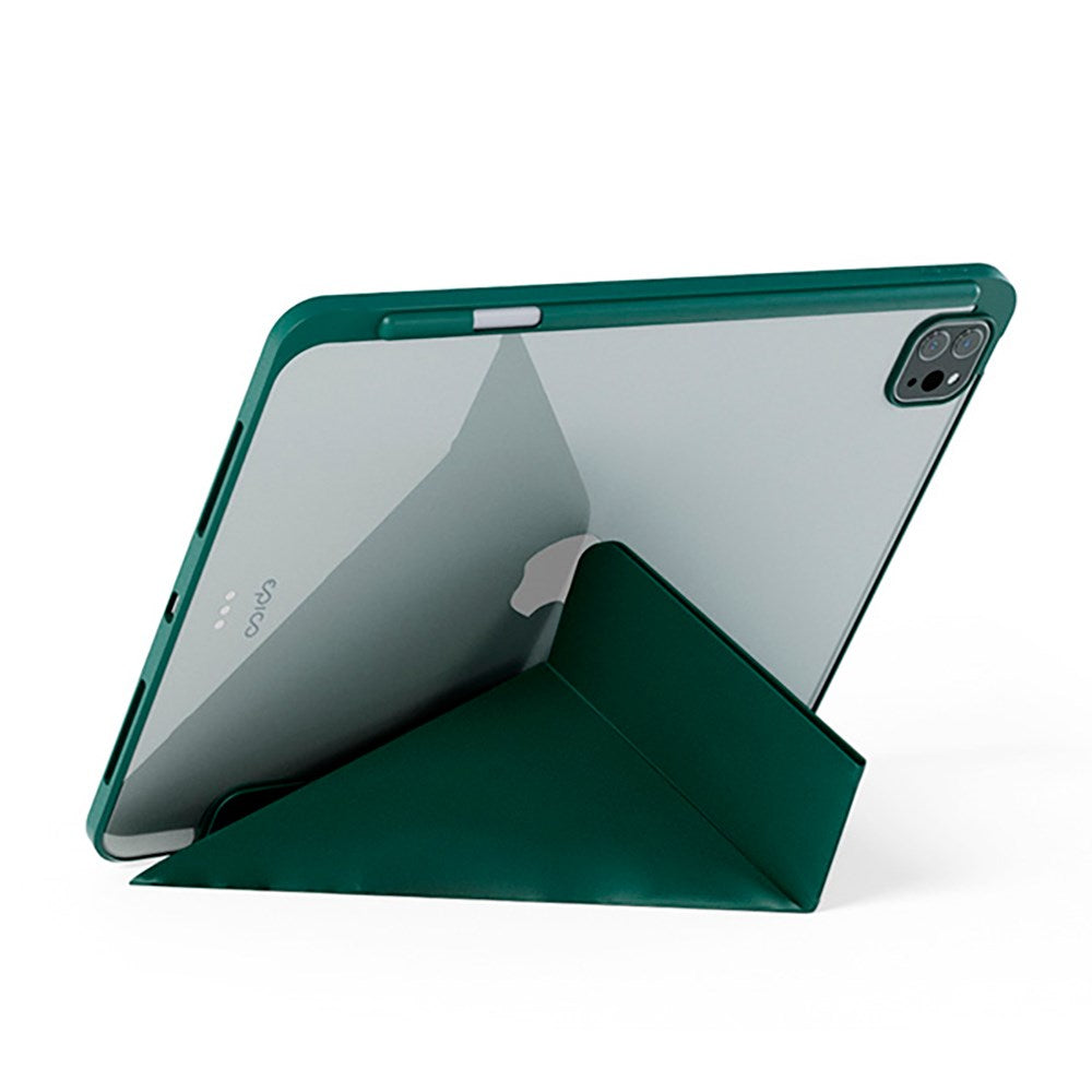 iPad Air 10.9-11" (2025-2020) / Pro 11" (2022-2018) Epico Hero Flip-deksel - Origami - Grønn