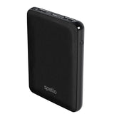 Spello Pocket Powerbank 10W m. 2 x USB-A - 5000 mAh - Svart