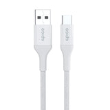 Epico flettet 18W USB-A til USB-C-kabel - 1,2m - Hvit