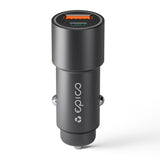 Epico Resolve Billader PD 38W m. USB-C &amp; USB-A - Svart