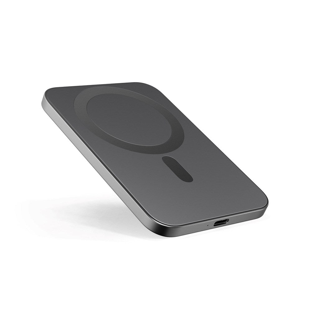 Epico 10W UltraPack EM31 3000 mAh Slim Alu Mag+ Power Bank - m. USB-C - MagSafe-kompatibel - Grå