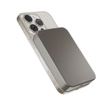 Epico 20W UltraPack EM71 10 000 mAh Alu Mag+ Power Bank - m. USB-C - MagSafe-kompatibel - Qi2 - Grå