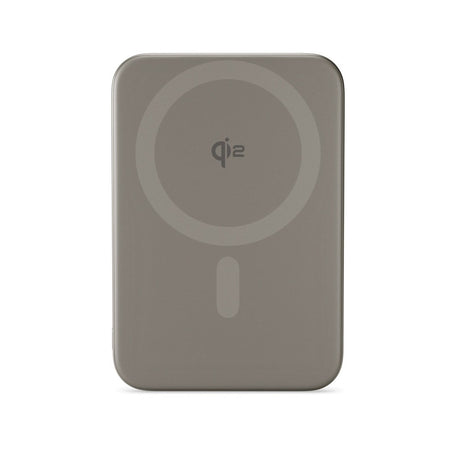 Epico 15W UltraPack EM51 5000 mAh Slim Alu Mag+ Power Bank - m. USB-C - Qi2 / MagSafe-kompatibel - Titanium