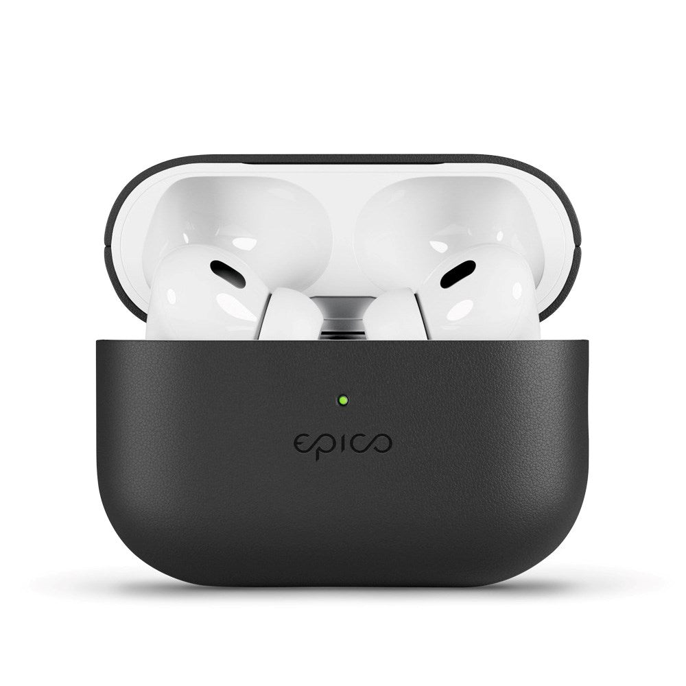 Epico AirPods Pro (2nd Gen.) Veske - Ekte lær - Svart