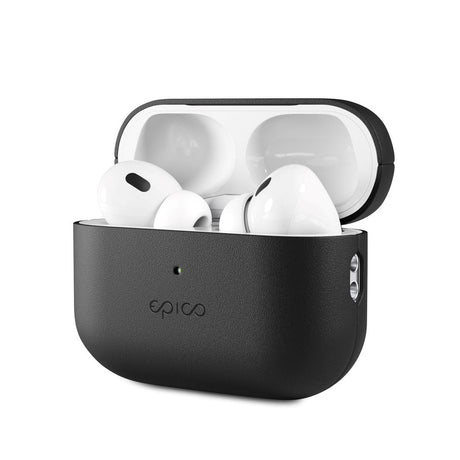 Epico AirPods Pro (2nd Gen.) Veske - Ekte lær - Svart