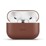 Epico AirPods Pro (2nd Gen.) Veske - Ekte skinn - Brun