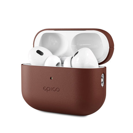 Epico AirPods Pro (2nd Gen.) Veske - Ekte skinn - Brun