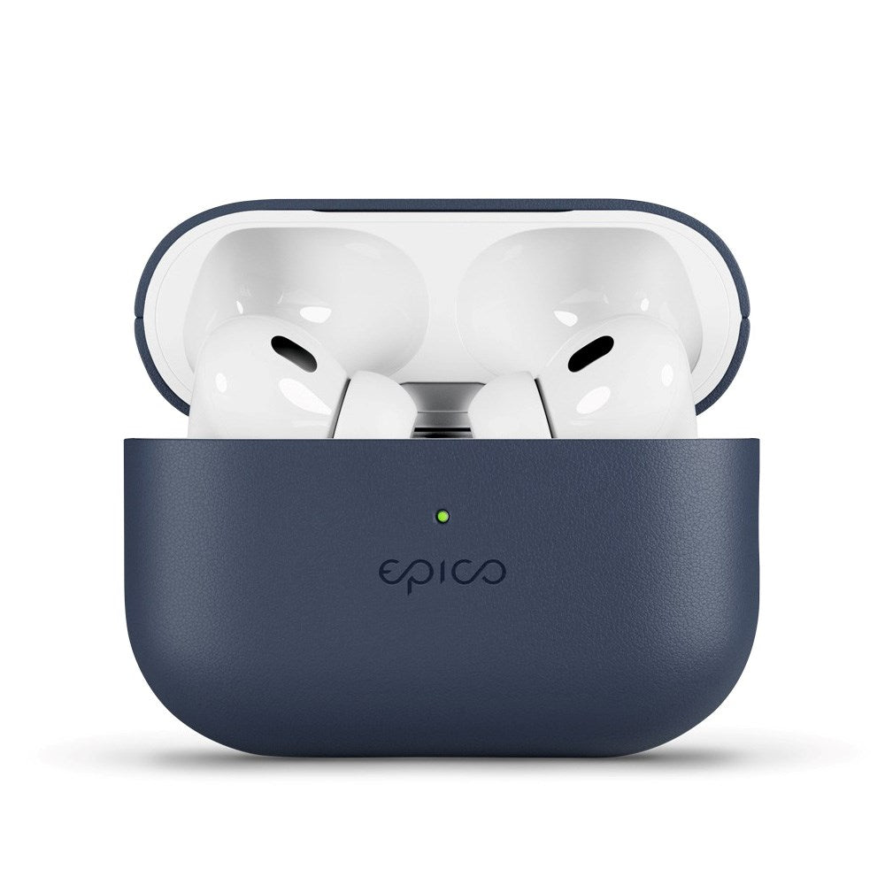 Epico AirPods Pro (2nd Gen.) Veske - Ekte Skinn - Blå