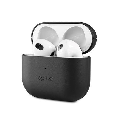 Epico AirPods (3rd Gen.) Veske - Ekte Lær - Svart
