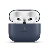 Epico AirPods (3rd Gen.) deksel - ekte skinn - blå