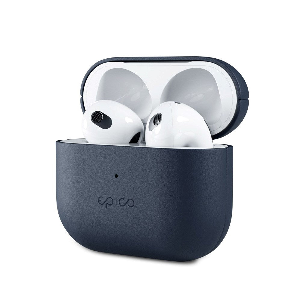 Epico AirPods (3rd Gen.) deksel - ekte skinn - blå