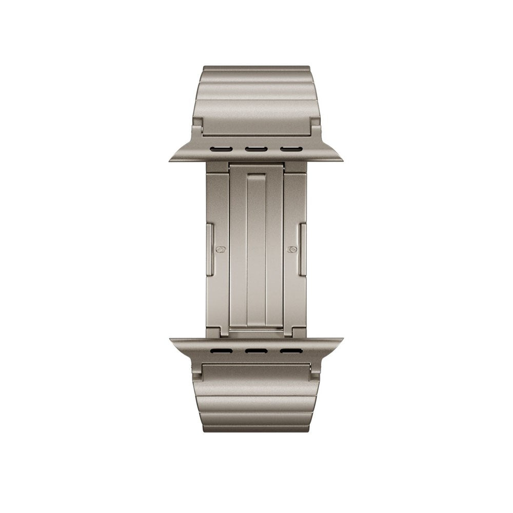 Apple Watch (42/44/SE/45/46/49) Epico UNUM Rustfri Stålrem - Titanium