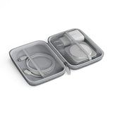 3-i-1 trådløs lader - Epico UltraBase Qi2 Fold Alu Mag+ - MagSafe-kompatibel - Hvit