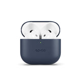 Epico AirPods (4. Gen.) Veske - Ekte Skinn - Blå