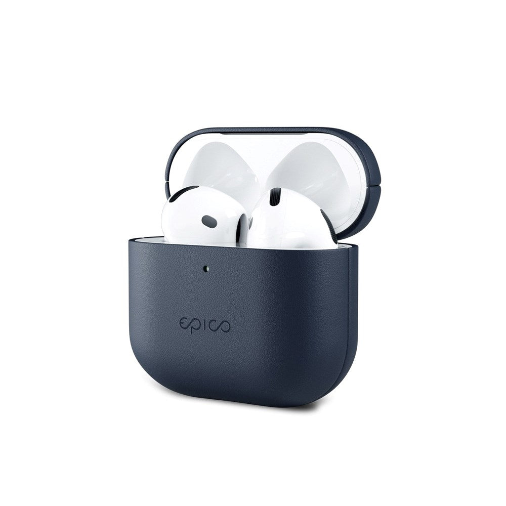 Epico AirPods (4. Gen.) Veske - Ekte Skinn - Blå