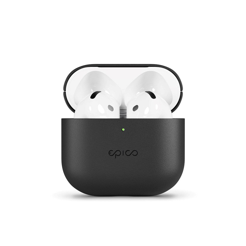 Epico AirPods (4. Gen.) Veske - Ekte Lær - Svart