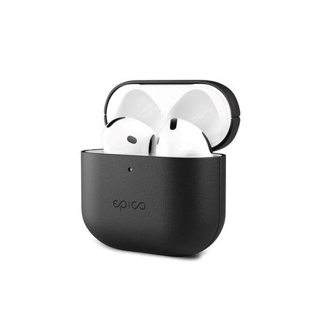 Epico AirPods (4. Gen.) Veske - Ekte Lær - Svart