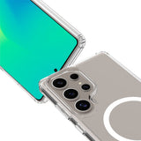 Spello Mag+ Clear Case - Samsung Galaxy S25 Ultra - MagSafe-kompatibel - Gjennomsiktig