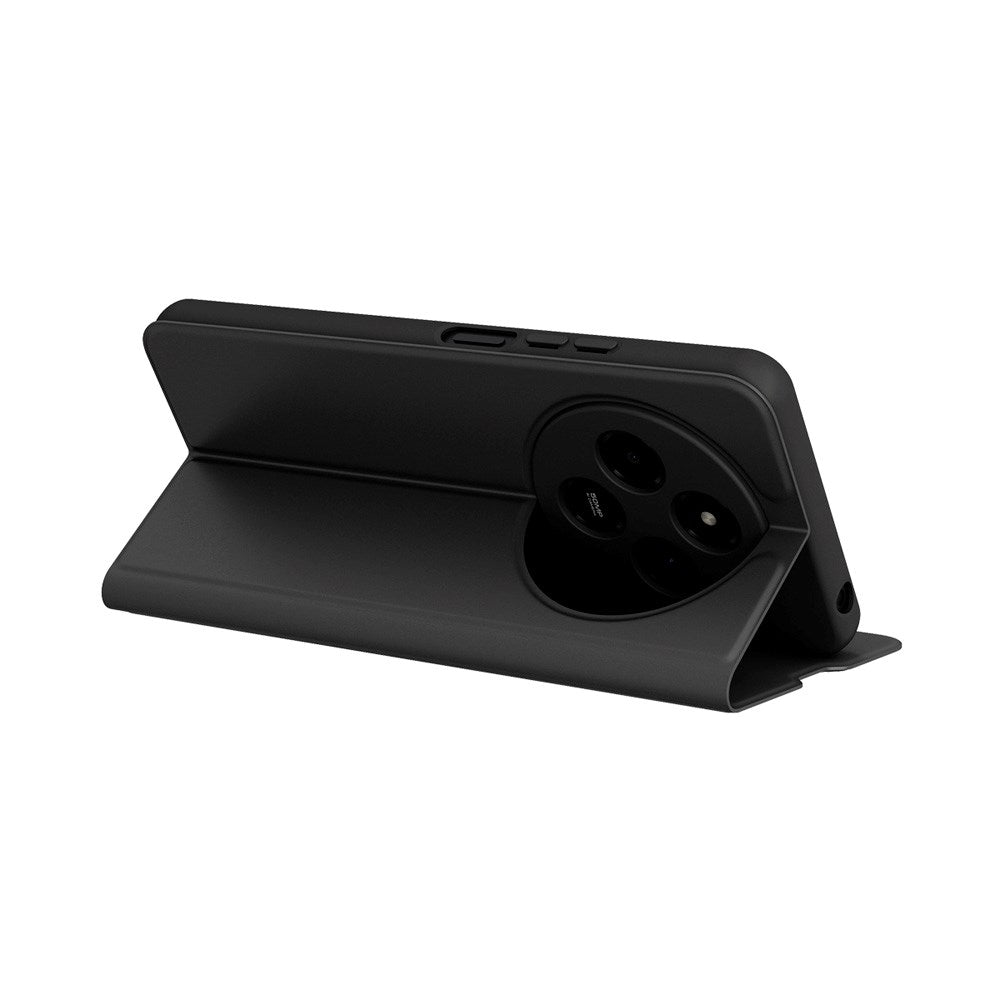 Spello Xiaomi Redmi 14C Kunstlæder Flip Cover m. Ståfunktion - Sort