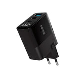 Spello 65W PD Vægoplader m. 2 x USB-C / 1 x USB-A - Sort