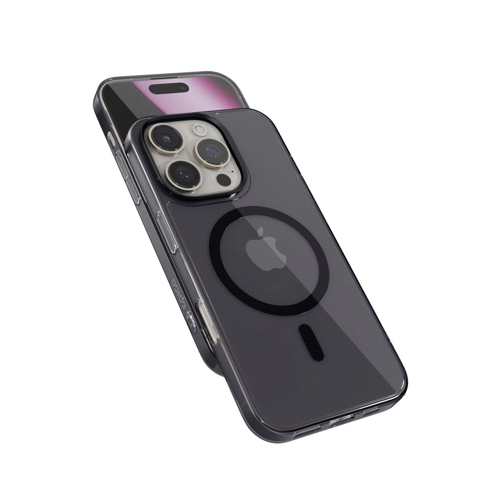 Epico - iPhone 16 Pro - SlimGlass Mag+ Deksel - MagSafe-kompatibel - Svart