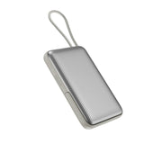 Epico UltraPack 15W Power Bank 10.000 mAh m. USB-C Kabel og Stander - MagSafe / Qi2 Kompatibel - Grå