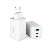 Epico - UltraBoost GaN 100W Vægoplader - 2x USB-C & 1x USB-A - Hvid