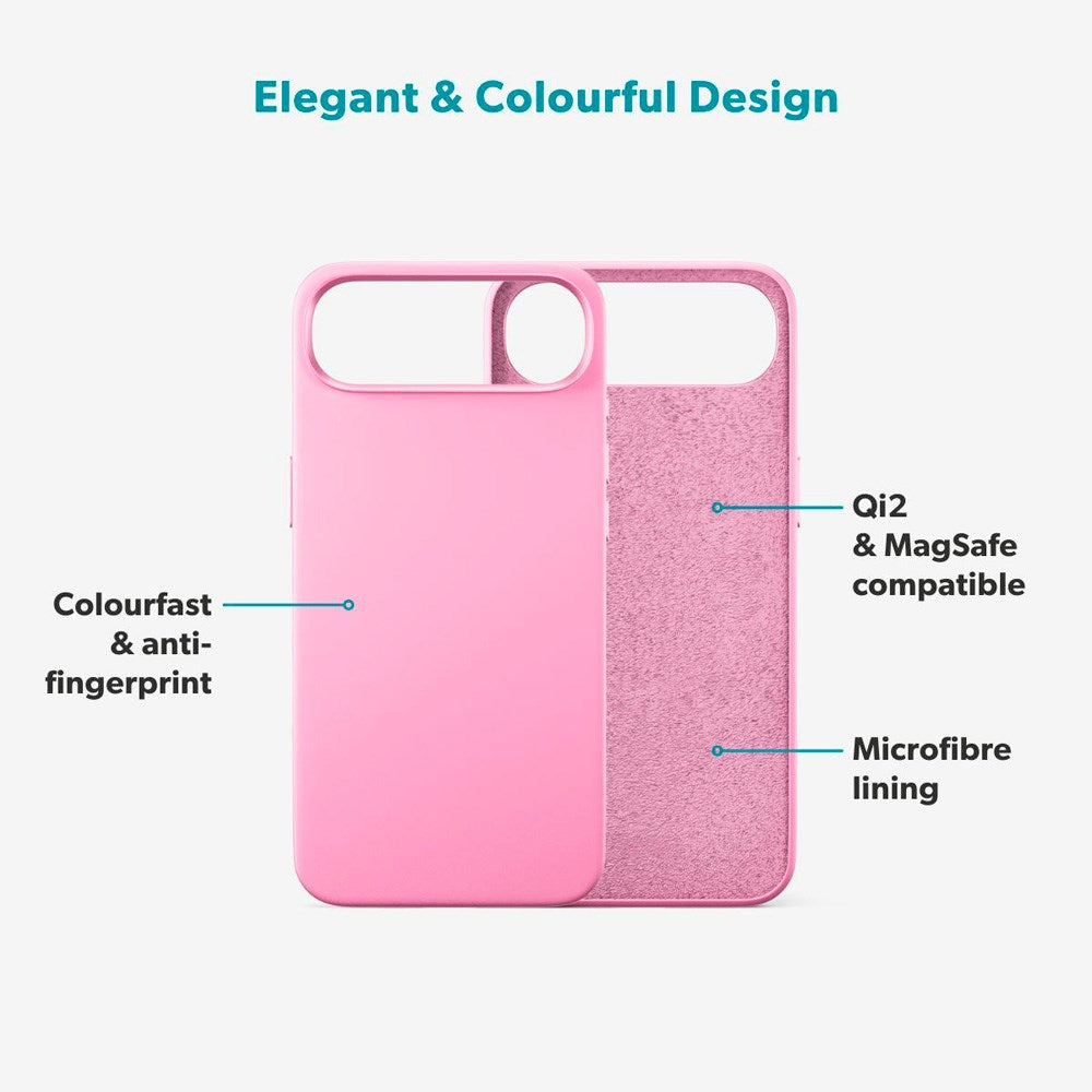 Epico Silicone Pro Mag+ Cover - iPhone Air - MagSafe Kompatibel - Hot Pink