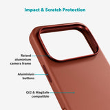 Epico Leather Pro Mag+ Cover - iPhone 17 Pro Max - MagSafe Kompatibel - Brun