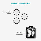 Epico - iPhone 17 Pro / 17 Pro Max - Glass Lens Kameralinsebeskyttelsesglas - Gennemsigtig
