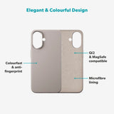 Epico Silicone Pro Mag+ Cover - iPhone 17 - MagSafe Kompatibel - Titanium