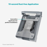 Epico - Apple Watch 11 / 10 (46mm) SlimCeramic 3D Glass m. Installationsværktøj - Gennemsigtig