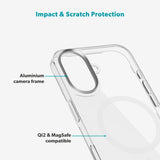 Epico iPhone 17 SlimGlass Pro Mag+ Cover - MagSafe Kompatibel - Gennemsigtig