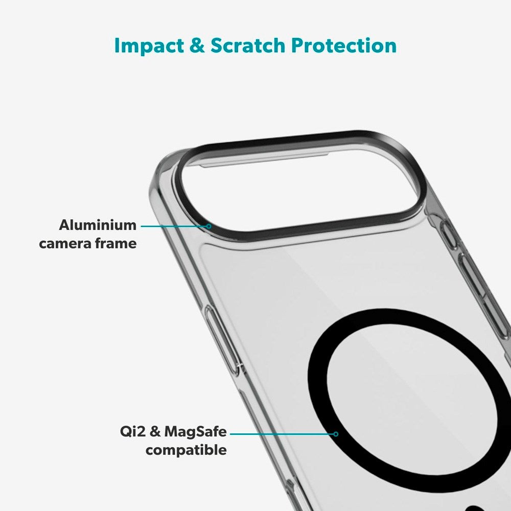 Epico iPhone Air SlimGlass Pro Mag+ Cover - MagSafe Kompatibel - Sort