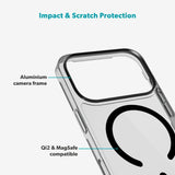 Epico iPhone 17 Pro Max SlimGlass Pro Mag+ Cover - MagSafe Kompatibel - Sort