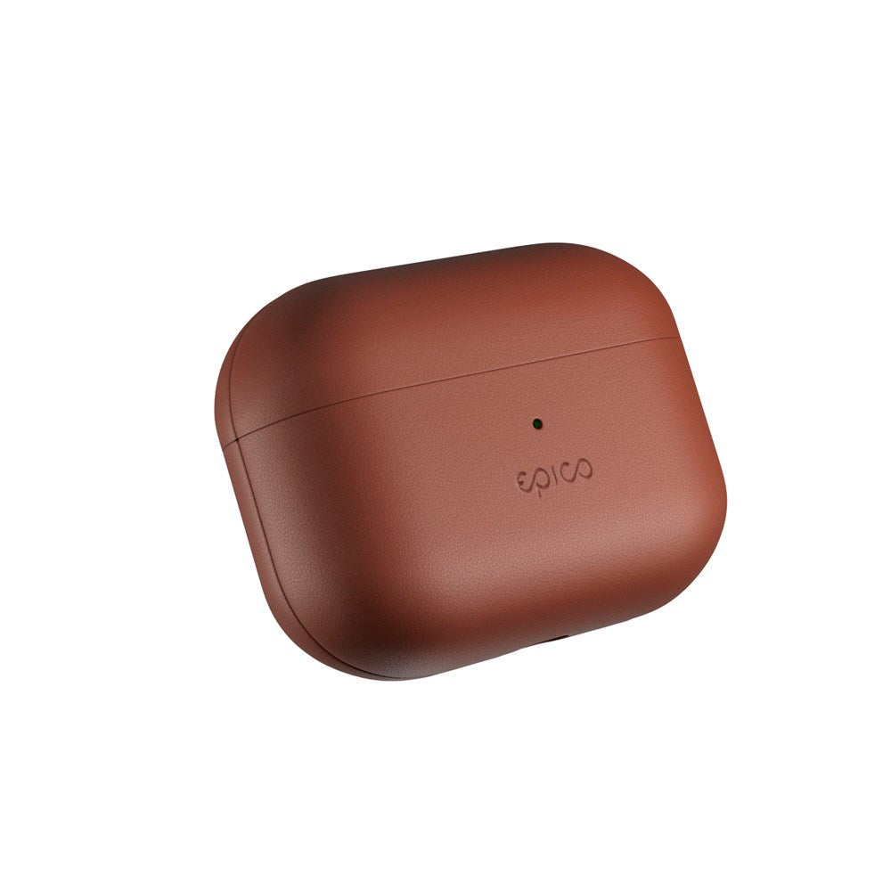 Epico - Apple AirPods Pro (3. gen.) Ægte Læder Cover - Brun