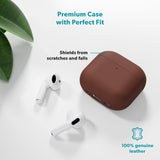 Epico - Apple AirPods Pro (3. gen.) Ægte Læder Cover - Brun