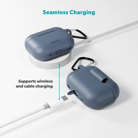 Epico - Apple AirPods Pro (3. gen.) Outdoor Silicone Cover - Blå