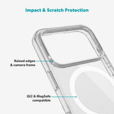 iPhone 17 Pro Max Epico Beskyttelsessæt - MagSafe Bagsidecover & Skærmbeskyttelse - Gennemsigtig