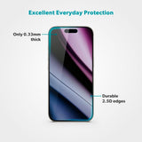 iPhone 17 Pro Max Epico Beskyttelsessæt - MagSafe Bagsidecover & Skærmbeskyttelse - Gennemsigtig