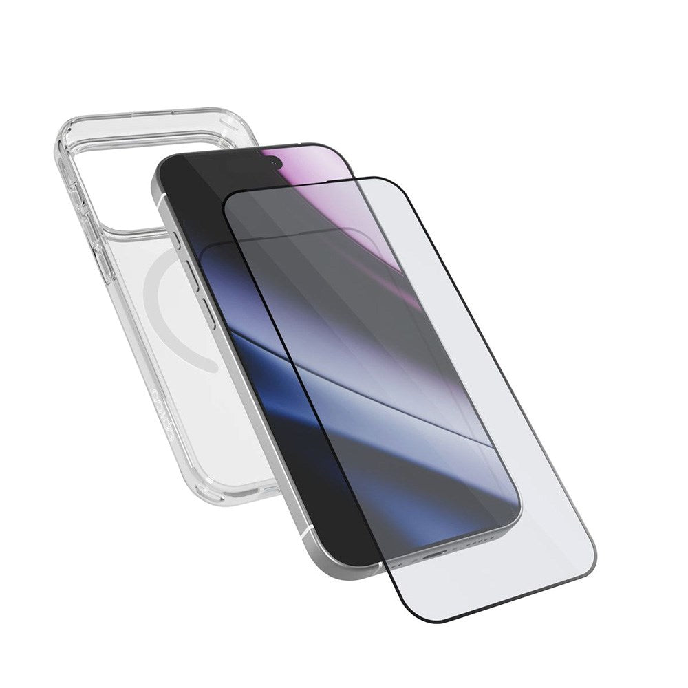 iPhone 17 Pro Max Epico Beskyttelsessæt - MagSafe Bagsidecover & Skærmbeskyttelse - Gennemsigtig