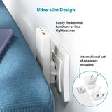 Epico UltraBoost Flat Rejse Vægoplader - 2 x USB-C & 1 x USB-A - 65W - Hvid