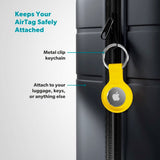 Epico Silikone Cover til Apple AirTag 1. & 2. Gen. - Gul